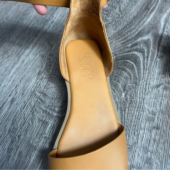 FRANCO SARTO LEATHER ANKLE STRAP SANDALS - Picture 11 of 11